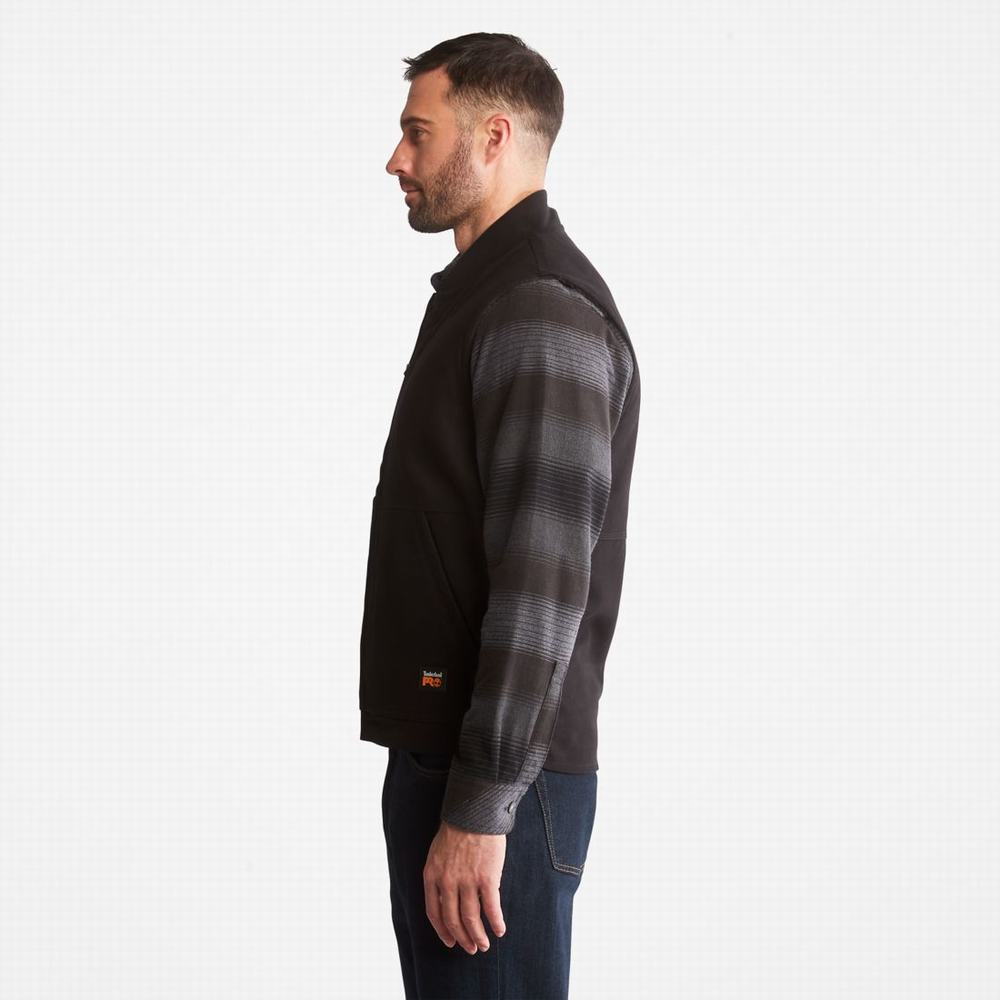 Pánské Vesty Timberland PRO® Gritman Podšité Platene Černé | TI82064-207