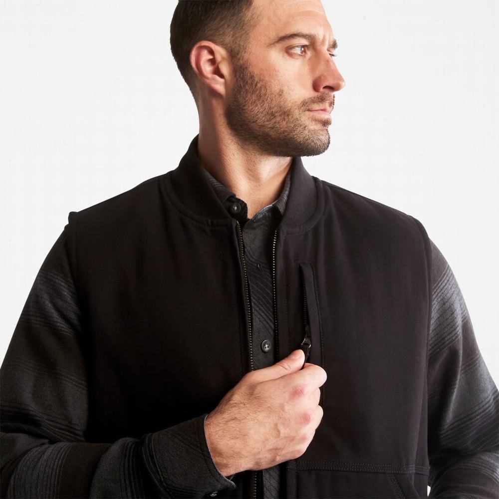 Pánské Vesty Timberland PRO® Gritman Podšité Platene Černé | TI82064-207