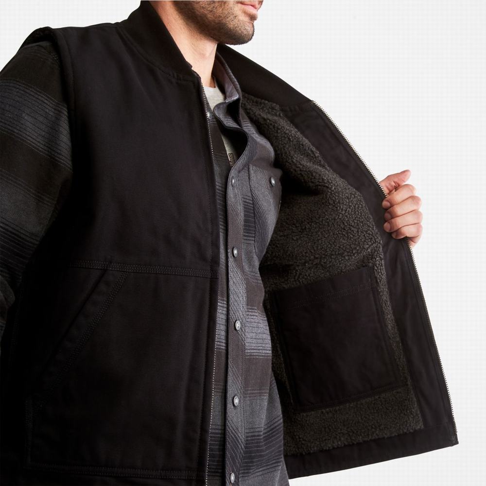 Pánské Vesty Timberland PRO® Gritman Podšité Platene Černé | TI82064-207