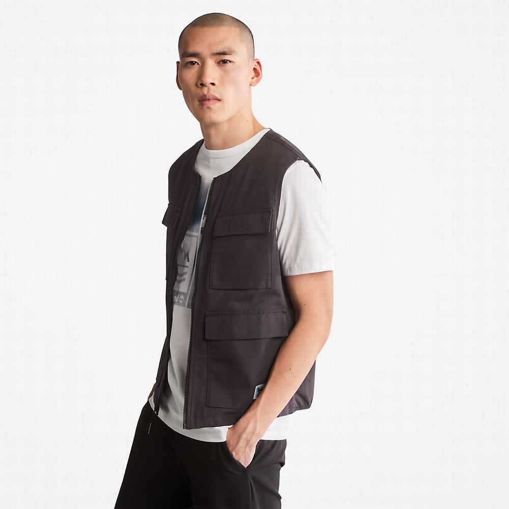 Pánské Vesty Timberland Progressive Utility Multi-pocket Černé | TI54920-432
