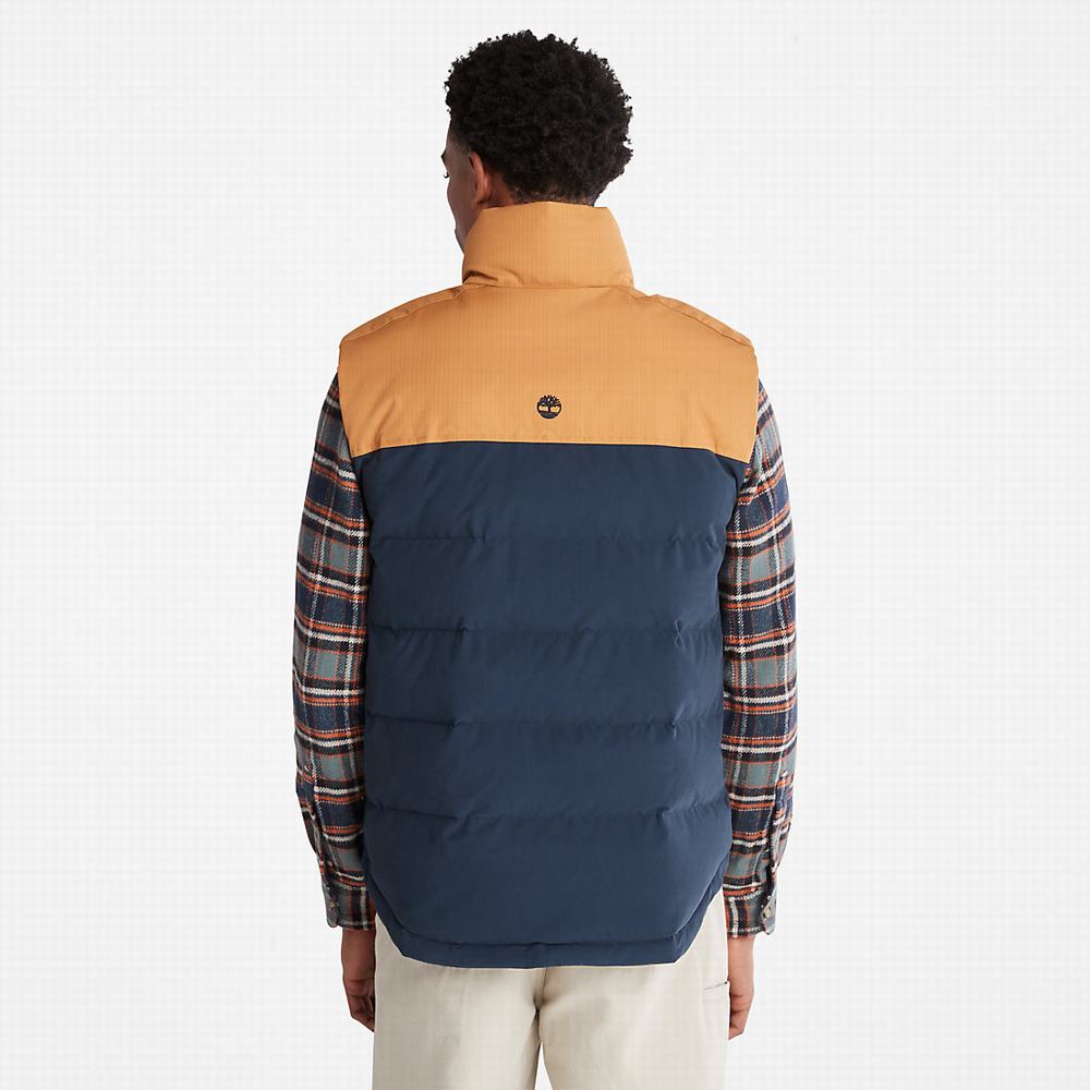 Pánské Vesty Timberland Welch Mountain Puffer Tmavě Blankyt | TI02317-583