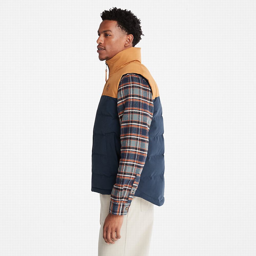 Pánské Vesty Timberland Welch Mountain Puffer Tmavě Blankyt | TI02317-583