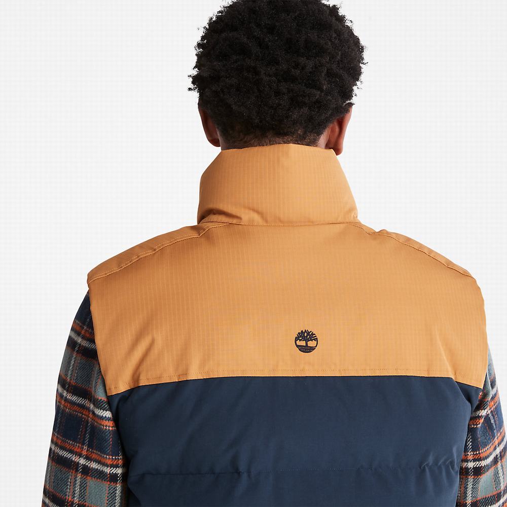 Pánské Vesty Timberland Welch Mountain Puffer Tmavě Blankyt | TI02317-583