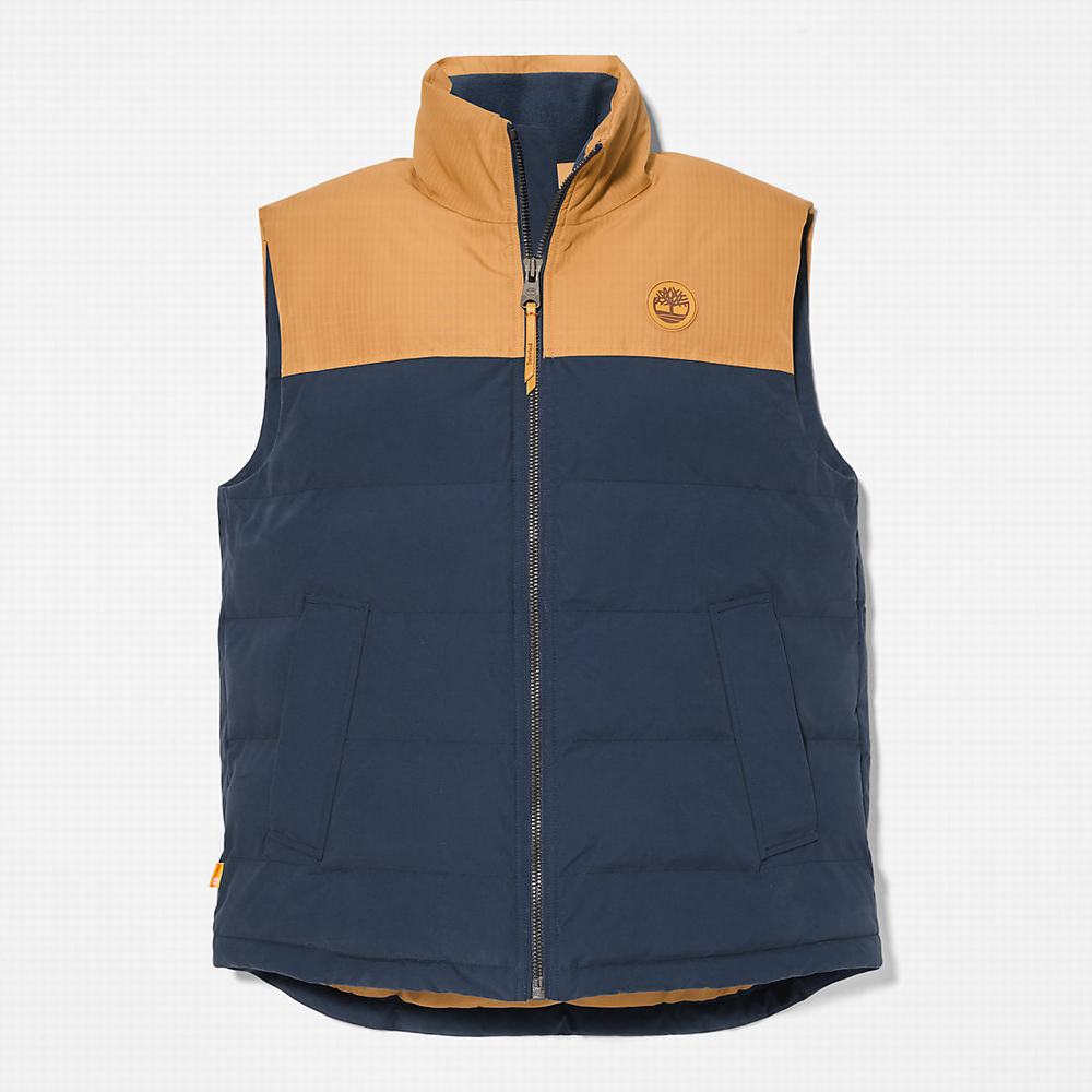 Pánské Vesty Timberland Welch Mountain Puffer Tmavě Blankyt | TI02317-583