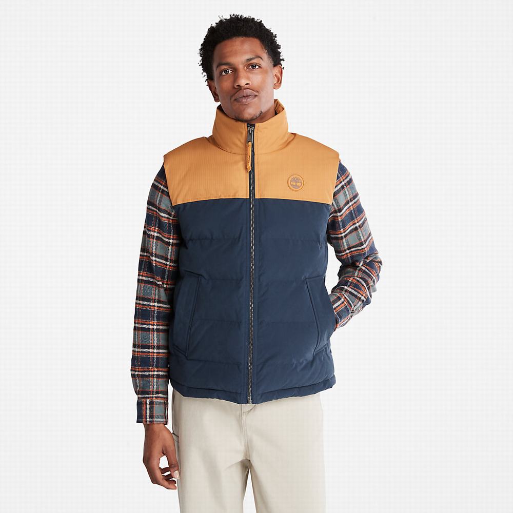 Pánské Vesty Timberland Welch Mountain Puffer Tmavě Blankyt | TI02317-583
