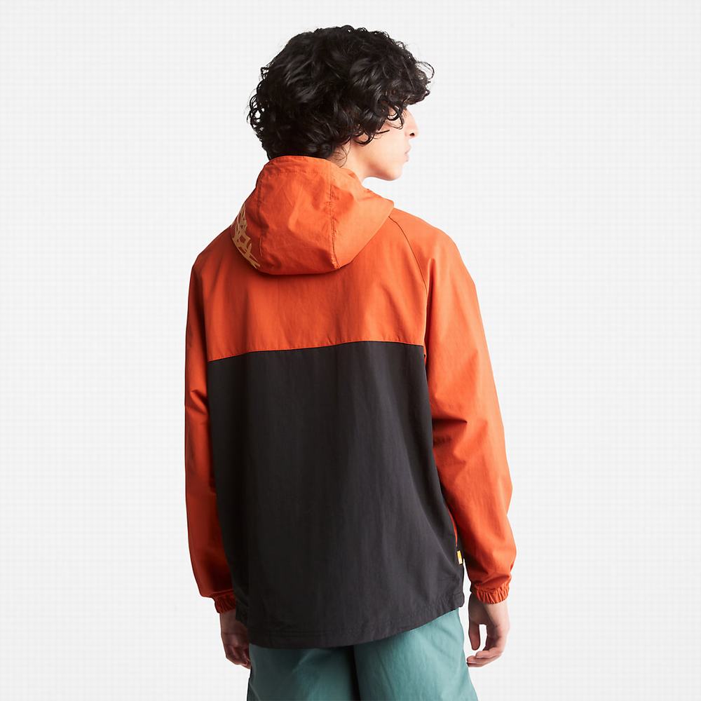 Pánské Větrovka Timberland DWR Zip-Neck Windbreaker Oranžové | TI53620-819
