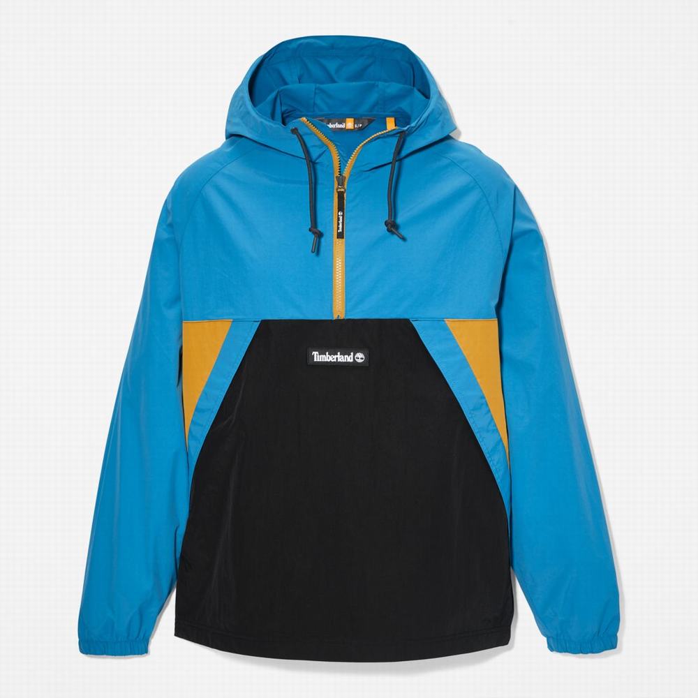 Pánské Větrovka Timberland Zip-Neck Windbreaker Světle Blankyt Černé | TI29568-503