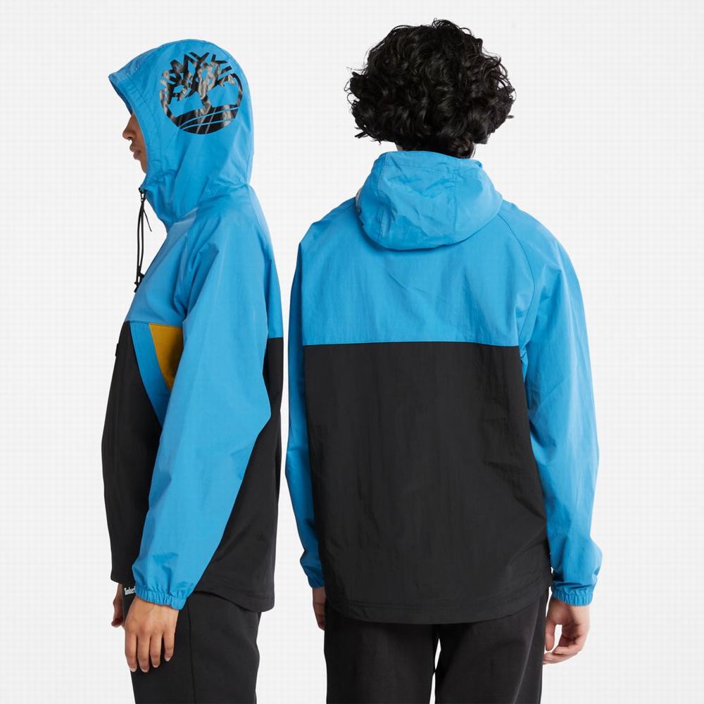 Pánské Větrovka Timberland Zip-Neck Windbreaker Světle Blankyt Černé | TI29568-503