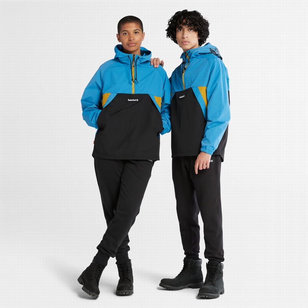 Pánské Větrovka Timberland Zip-Neck Windbreaker Světle Blankyt Černé | TI29568-503