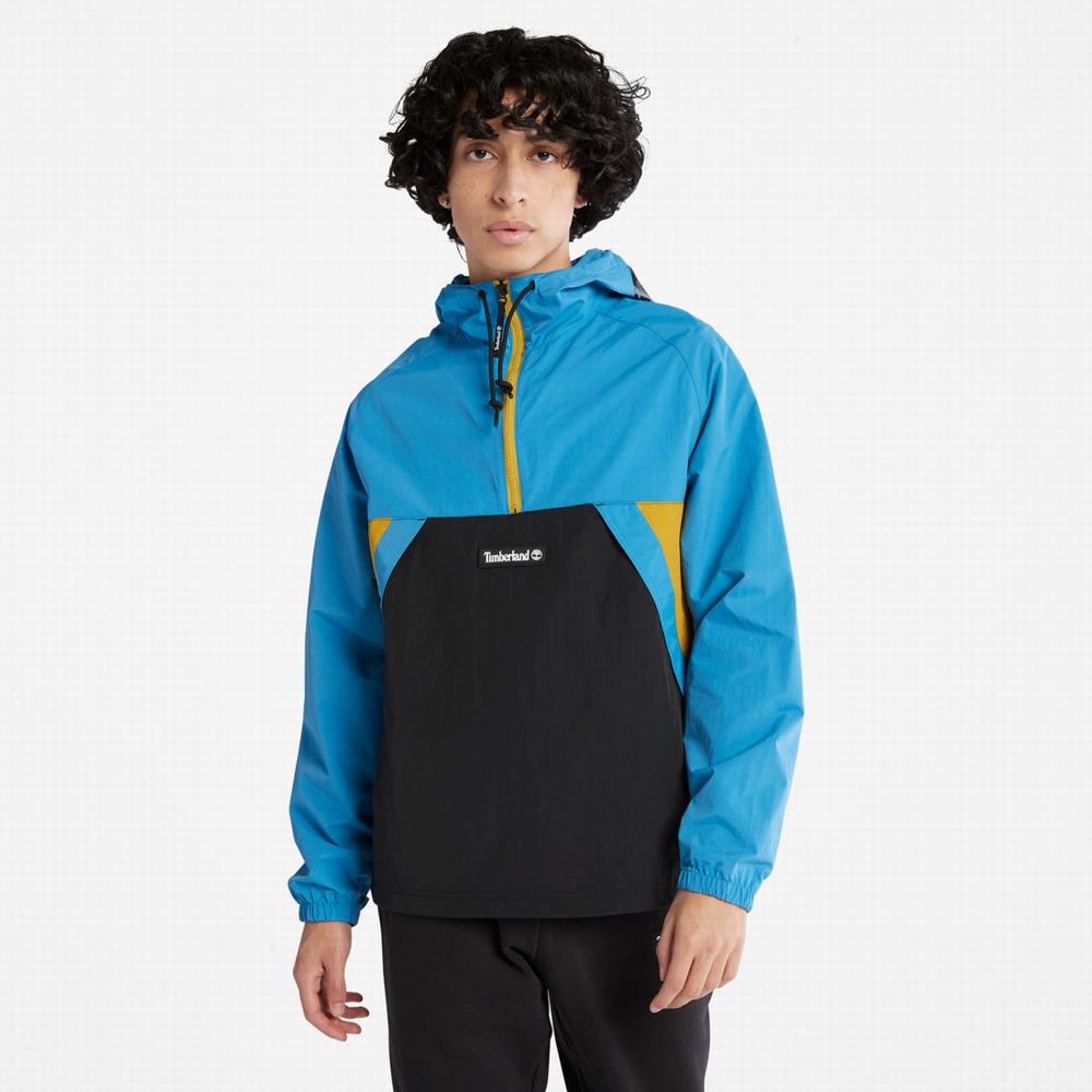 Pánské Větrovka Timberland Zip-Neck Windbreaker Světle Blankyt Černé | TI29568-503