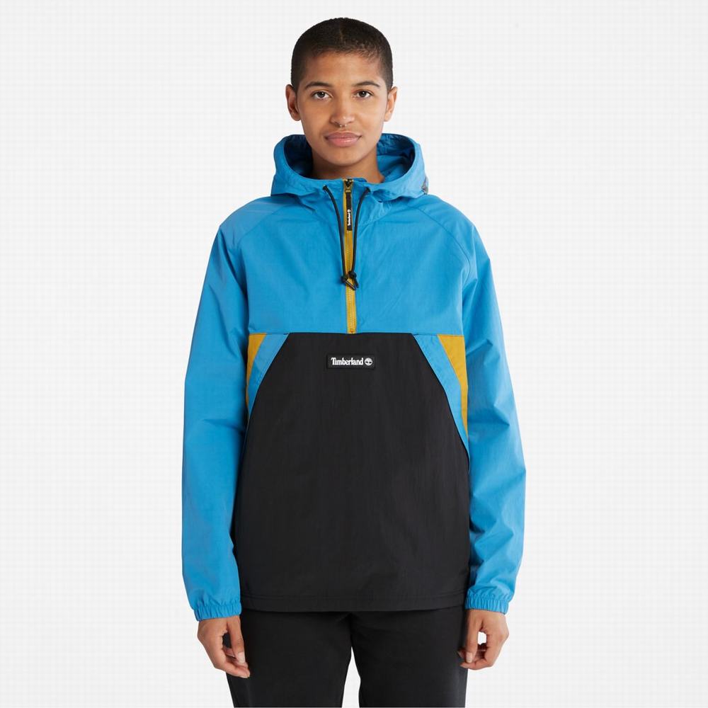 Pánské Větrovka Timberland Zip-Neck Windbreaker Světle Blankyt Černé | TI29568-503
