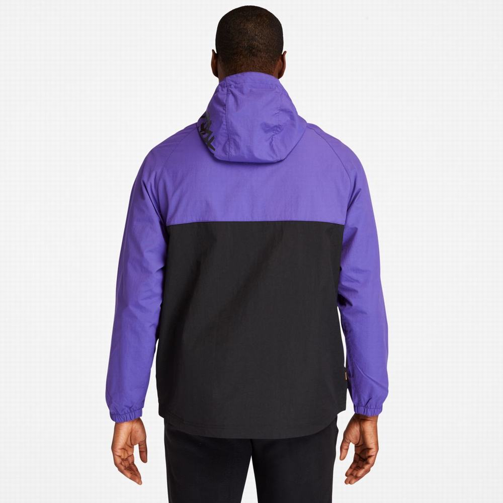 Pánské Větrovka Timberland Zip-Neck Windbreaker Tmavě Blankyt Černé | TI65792-429