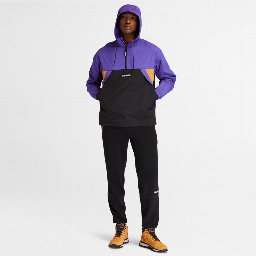 Pánské Větrovka Timberland Zip-Neck Windbreaker Tmavě Blankyt Černé | TI65792-429
