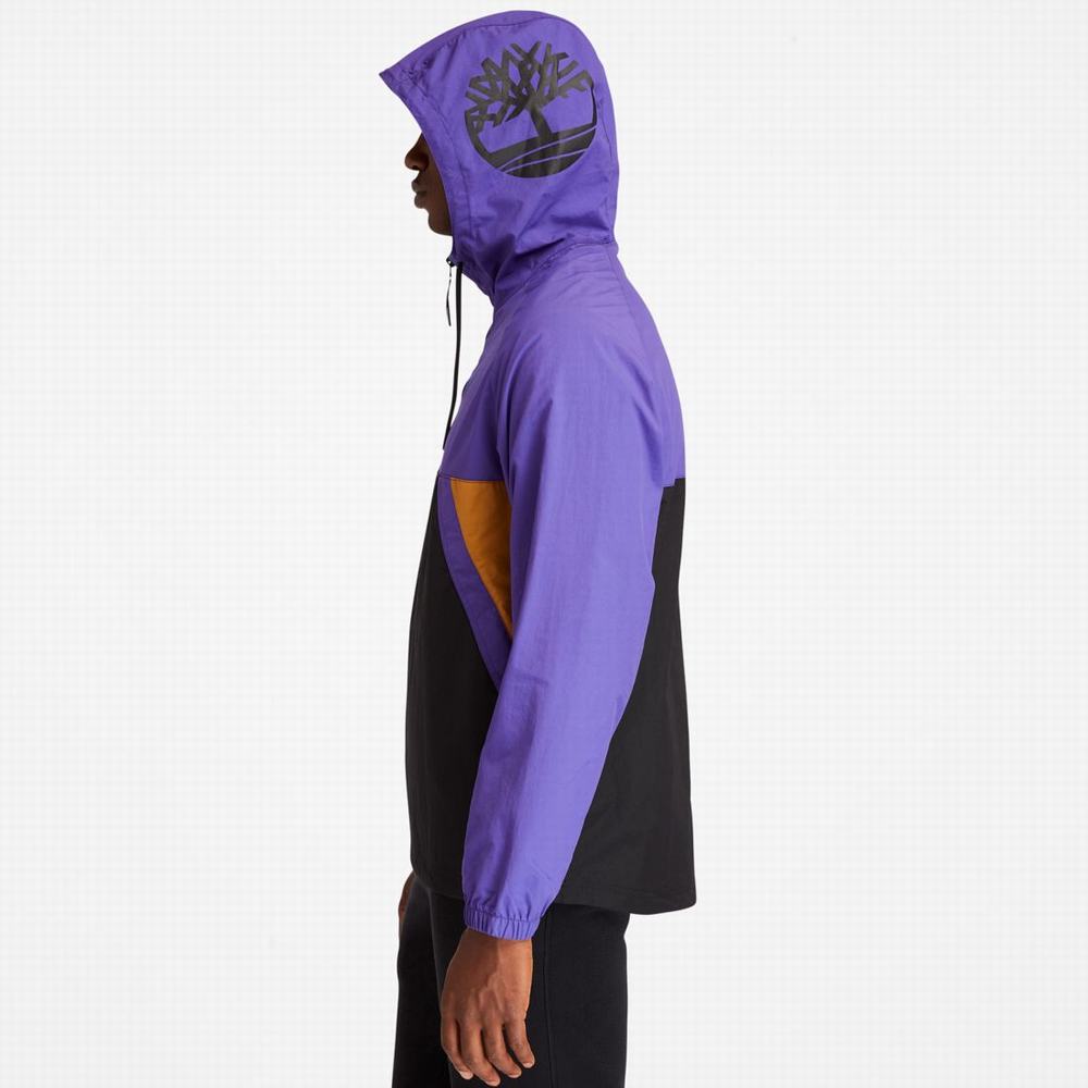 Pánské Větrovka Timberland Zip-Neck Windbreaker Tmavě Blankyt Černé | TI65792-429