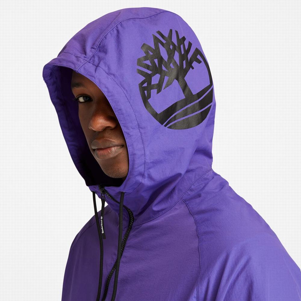 Pánské Větrovka Timberland Zip-Neck Windbreaker Tmavě Blankyt Černé | TI65792-429
