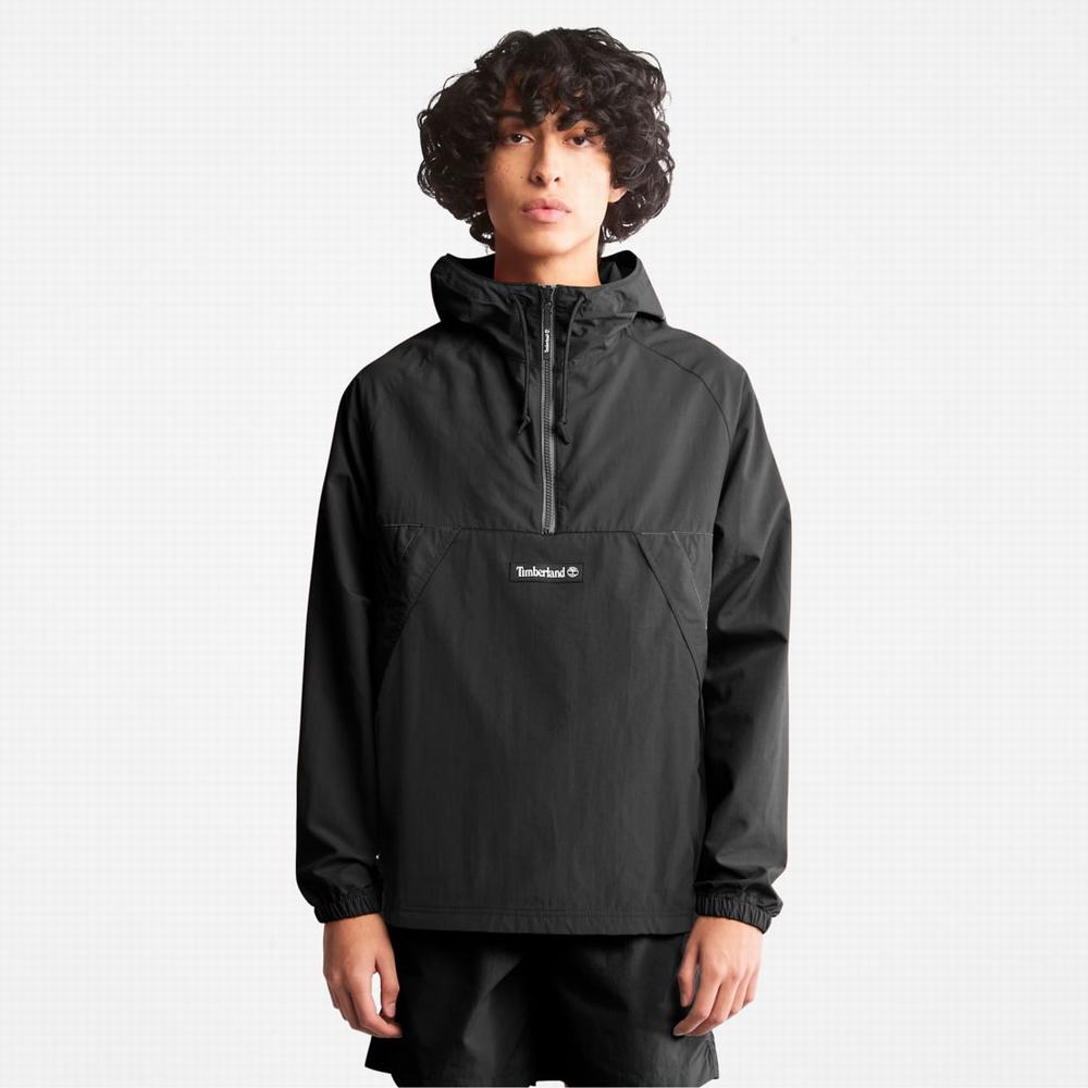 Pánské Větrovka Timberland Zip-Neck Windbreaker Černé Bílé | TI90123-267