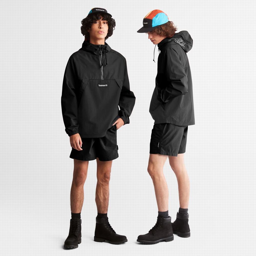 Pánské Větrovka Timberland Zip-Neck Windbreaker Černé Bílé | TI90123-267