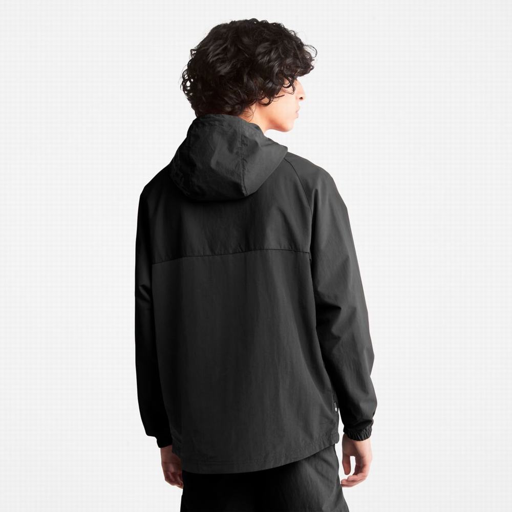Pánské Větrovka Timberland Zip-Neck Windbreaker Černé Bílé | TI90123-267