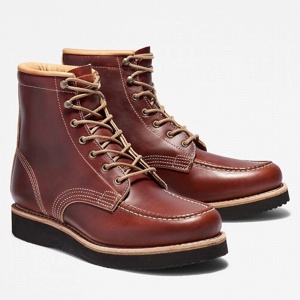 Pánské Zimní Boty Timberland American Craft Moc-toe Tmavě Hnědé | TI26395-310