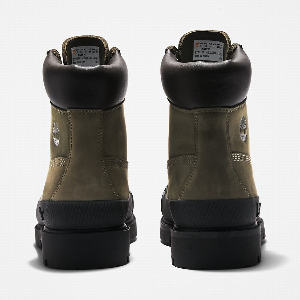 Pánské Zimní Boty Timberland Bee Line x Timberland® 6 Inch Rubber Špicí Tmavě Zelene Černé | TI29630-957