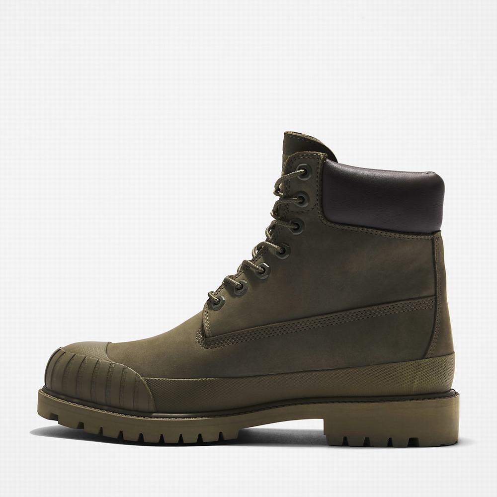 Pánské Zimní Boty Timberland Bee Line x Timberland® 6 Inch Rubber Špicí Tmavě Zelene | TI91576-087