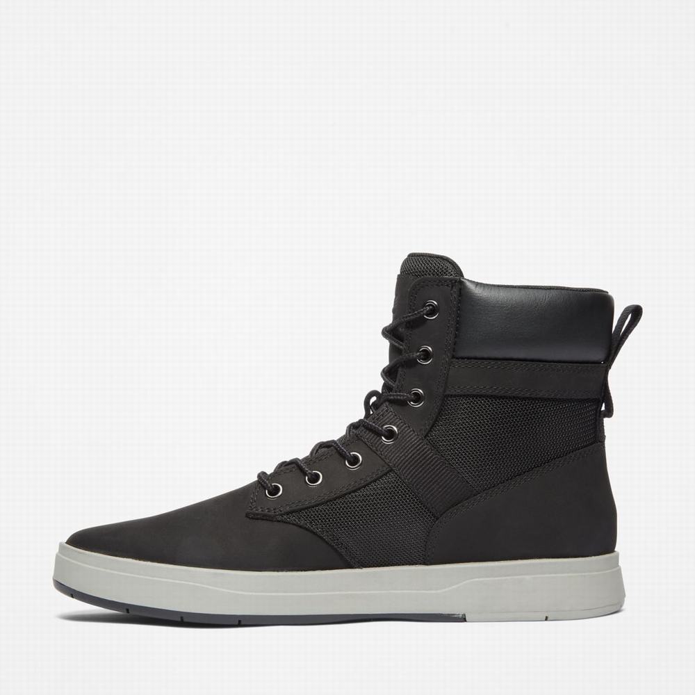 Pánské Zimní Boty Timberland Davis Square Černé | TI80973-946