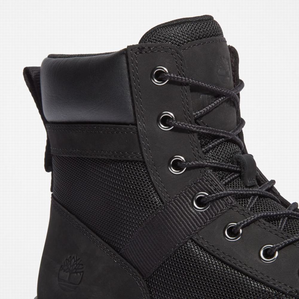 Pánské Zimní Boty Timberland Davis Square Černé | TI80973-946