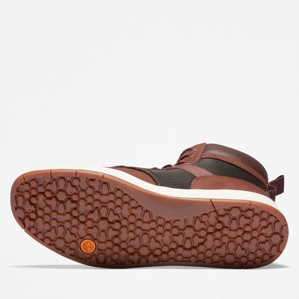Pánské Zimní Boty Timberland Davis Square Tmavě Hnědé | TI91724-408