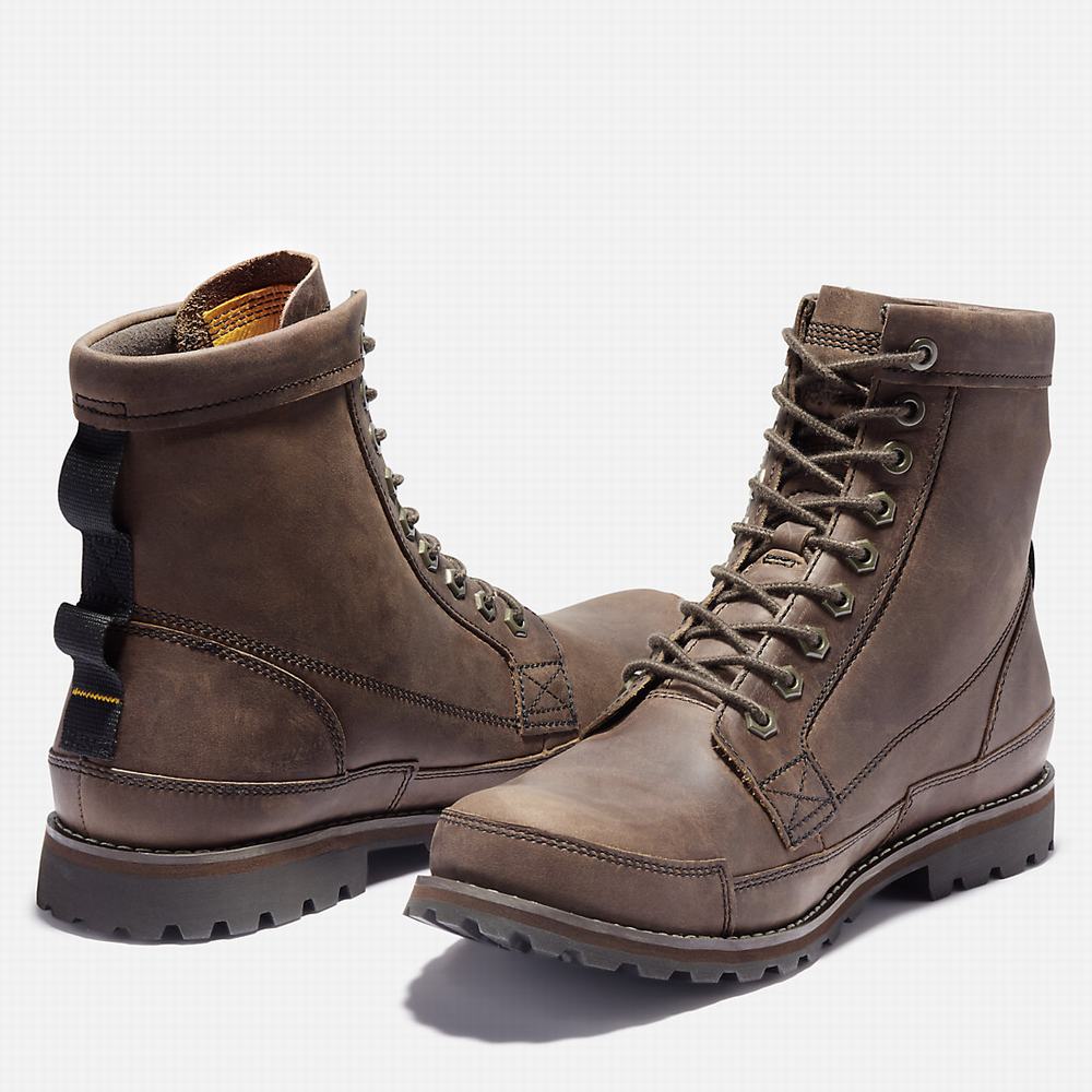 Pánské Zimní Boty Timberland Earthkeepers 6 Inch Tmavě Hnědé | TI67423-501