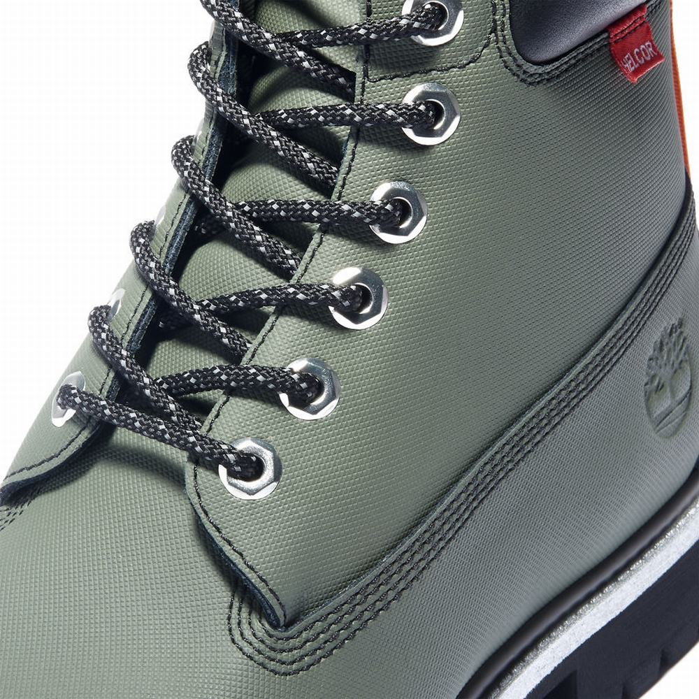 Pánské Zimní Boty Timberland Heritage 6 Inch Waterproof Zelene | TI13702-129