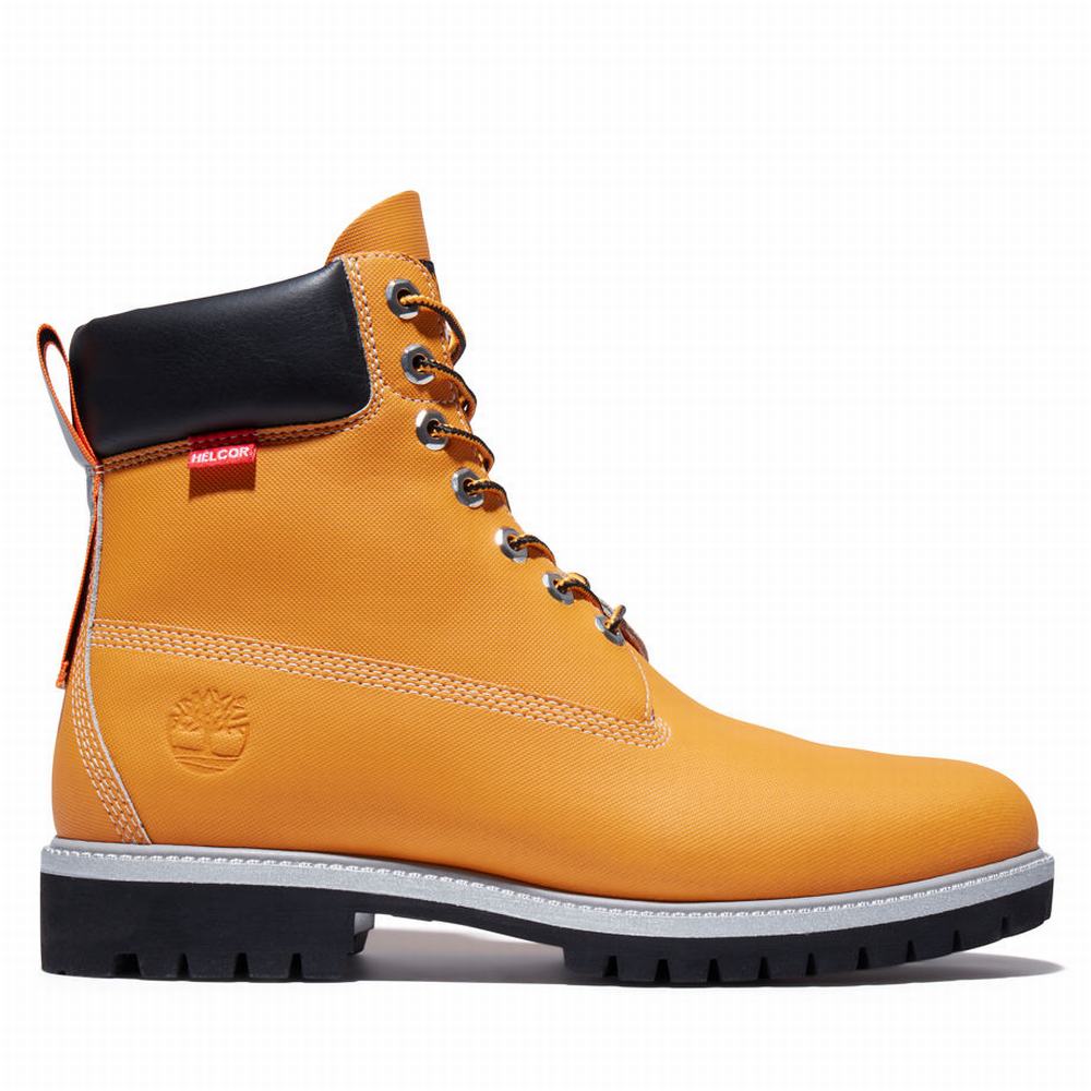 Pánské Zimní Boty Timberland Heritage 6 Inch Waterproof Oranžové | TI18246-076