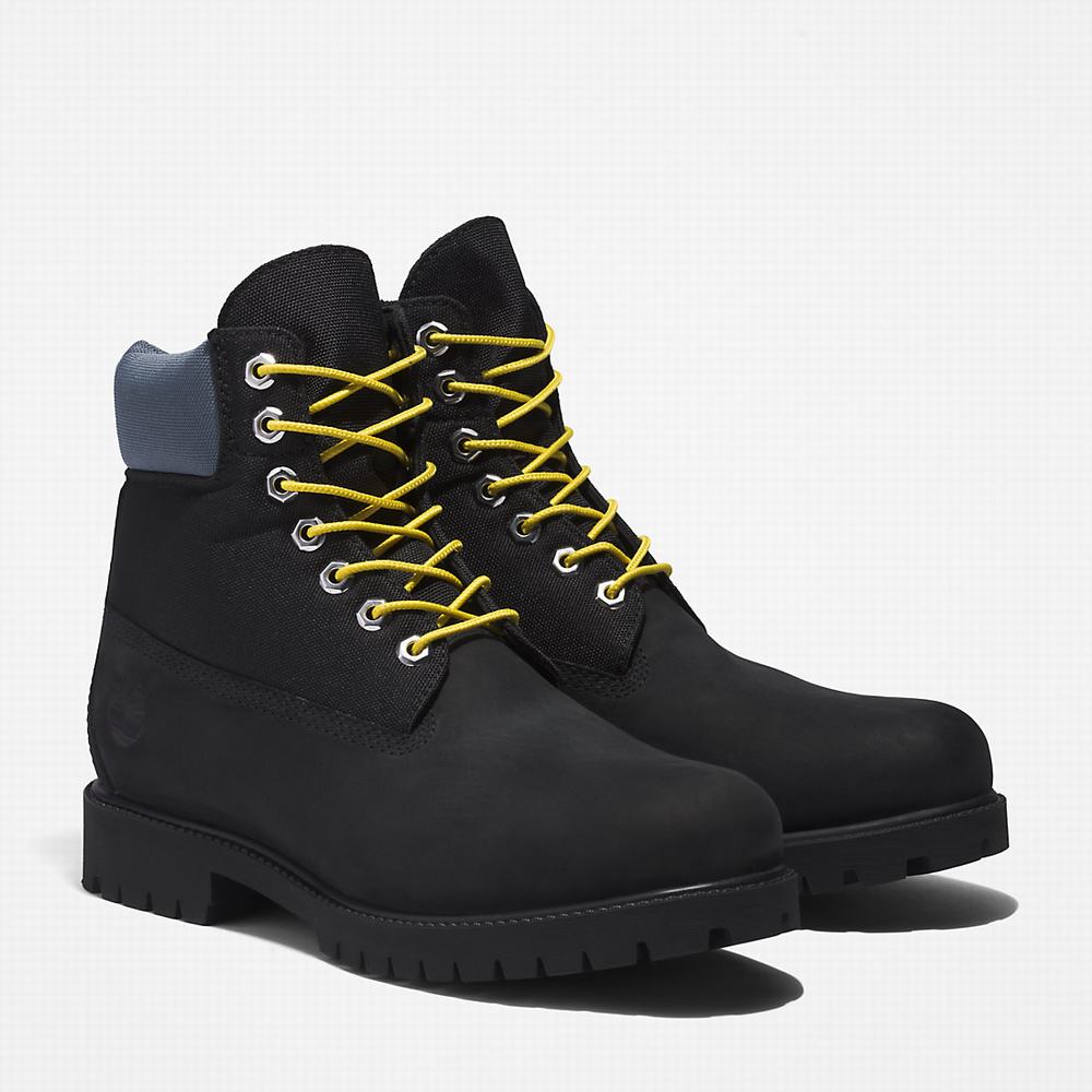 Pánské Zimní Boty Timberland Heritage 6 Inch Černé | TI20853-247
