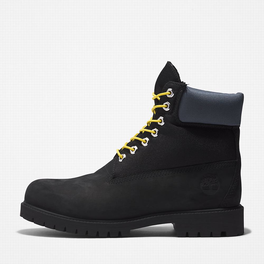 Pánské Zimní Boty Timberland Heritage 6 Inch Černé | TI20853-247
