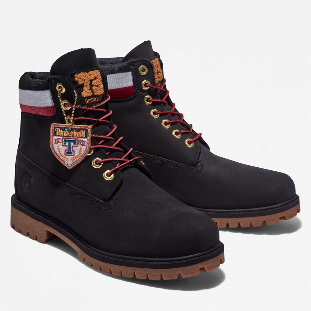 Pánské Zimní Boty Timberland Heritage 6 Inch Winter Černé | TI54016-179