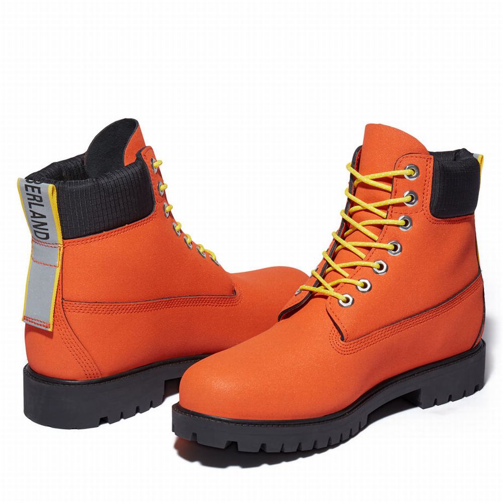 Pánské Zimní Boty Timberland Heritage 6 Inch Winter Oranžové | TI85047-524