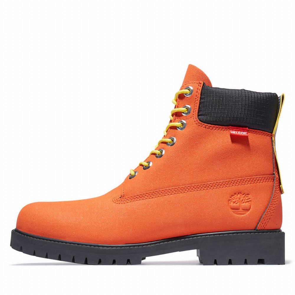 Pánské Zimní Boty Timberland Heritage 6 Inch Winter Oranžové | TI85047-524