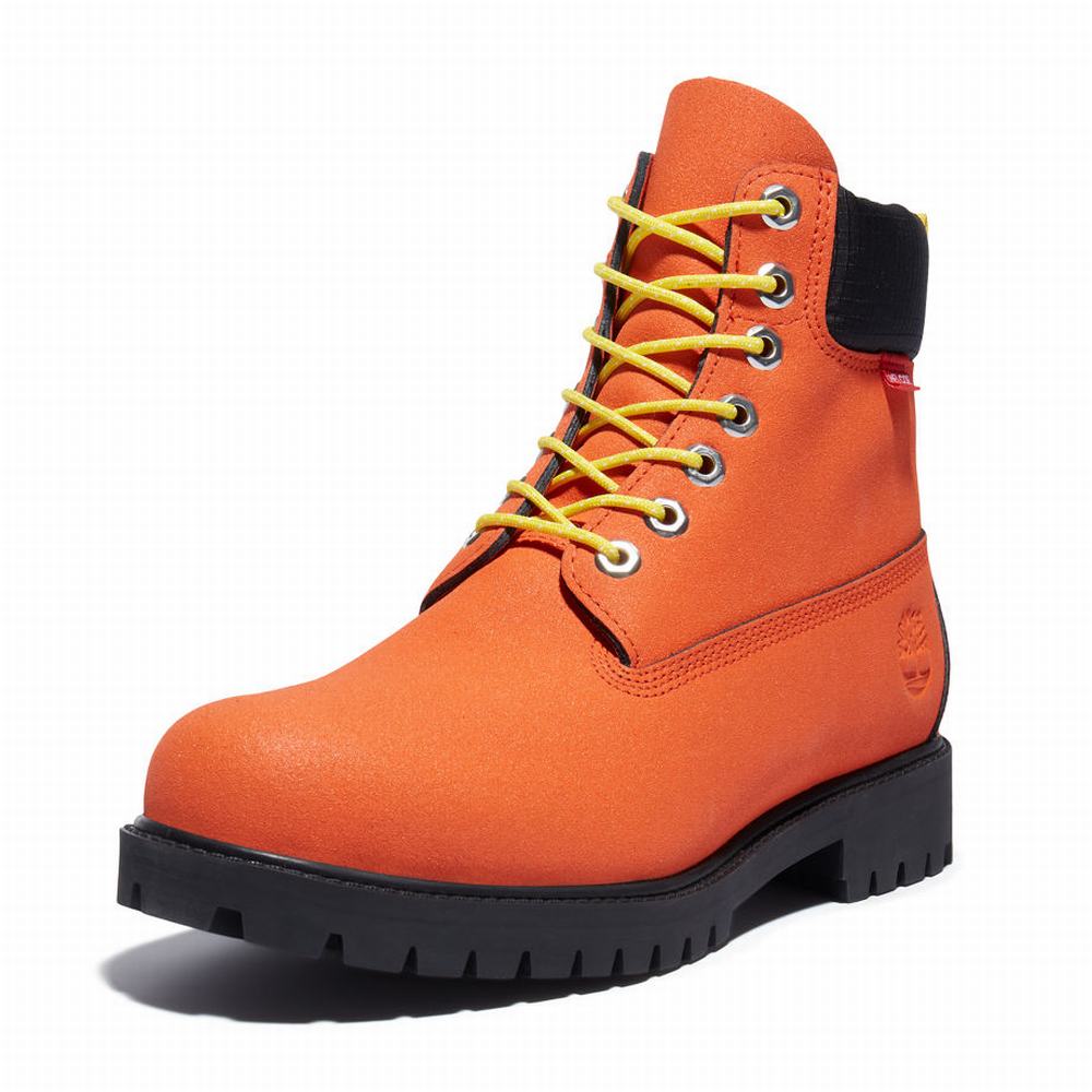 Pánské Zimní Boty Timberland Heritage 6 Inch Winter Oranžové | TI85047-524