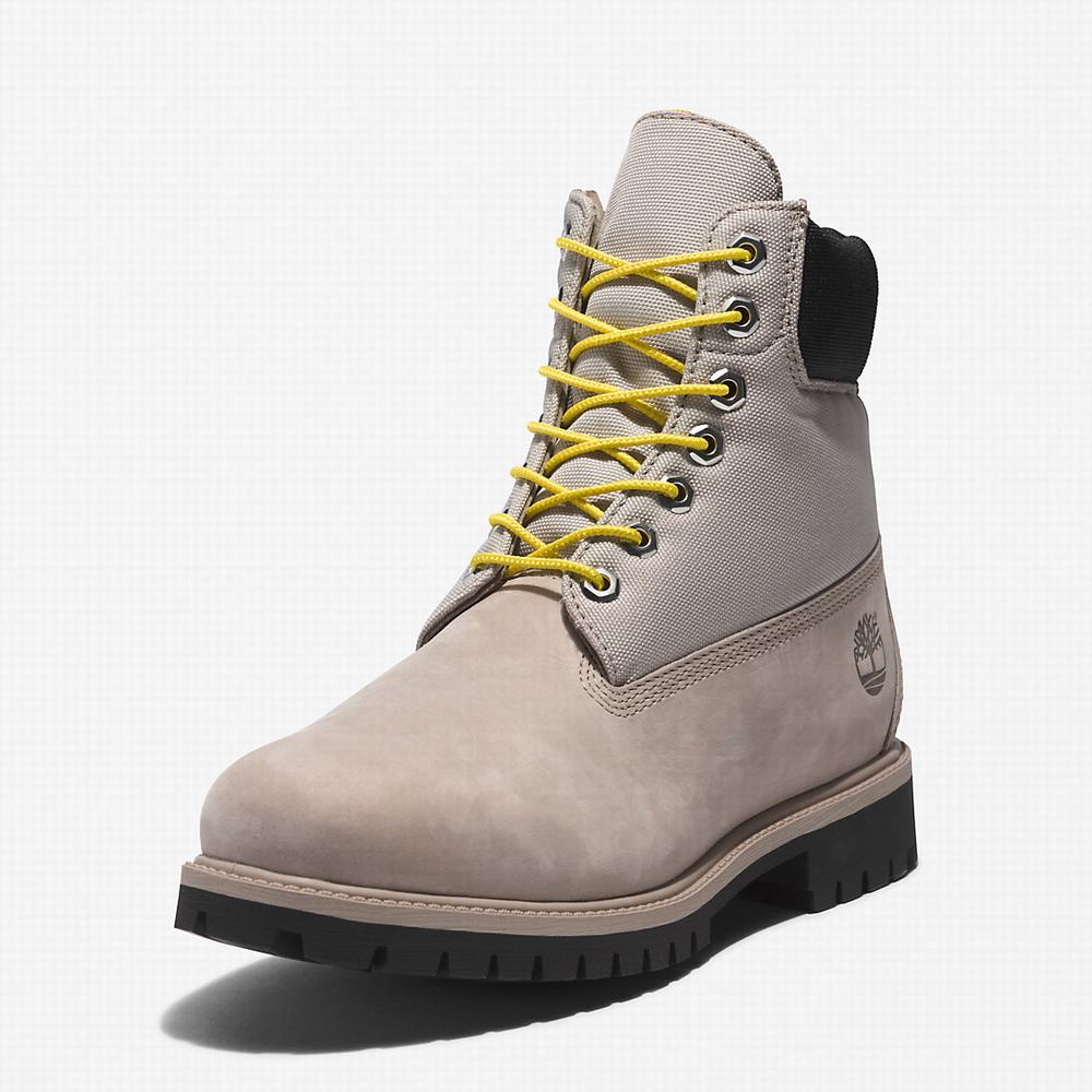 Pánské Zimní Boty Timberland Heritage 6 Inch Béžový | TI94817-628