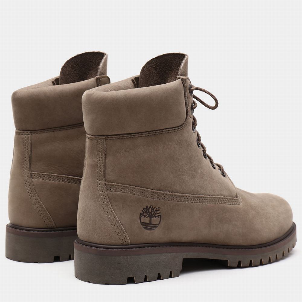 Pánské Zimní Boty Timberland Premium 6 Inch Heritage Béžový | TI12849-916