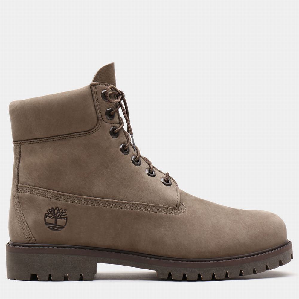 Pánské Zimní Boty Timberland Premium 6 Inch Heritage Béžový | TI12849-916