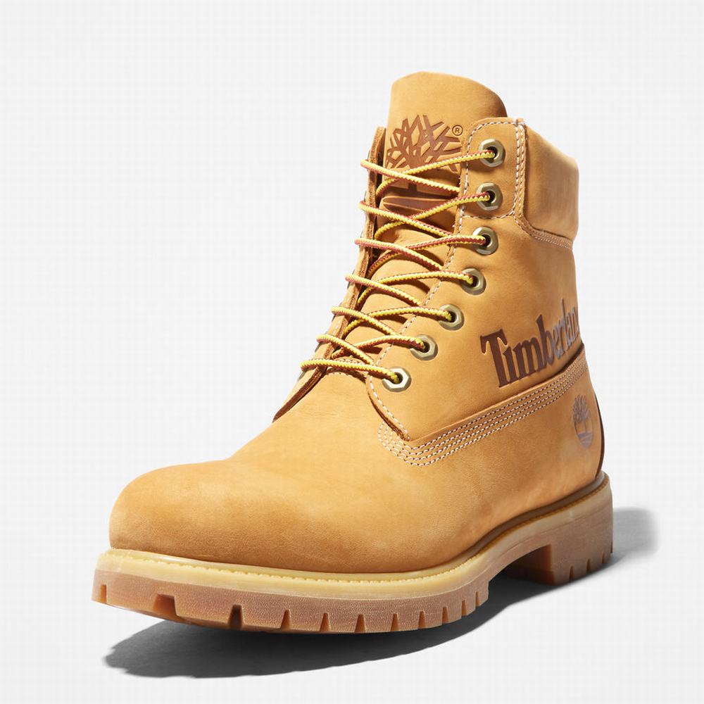 Pánské Zimní Boty Timberland Premium Logo 6 Inch Žluté | TI31287-754