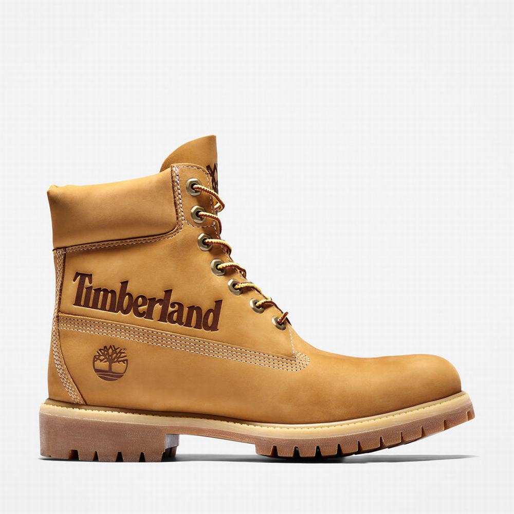 Pánské Zimní Boty Timberland Premium Logo 6 Inch Žluté | TI31287-754