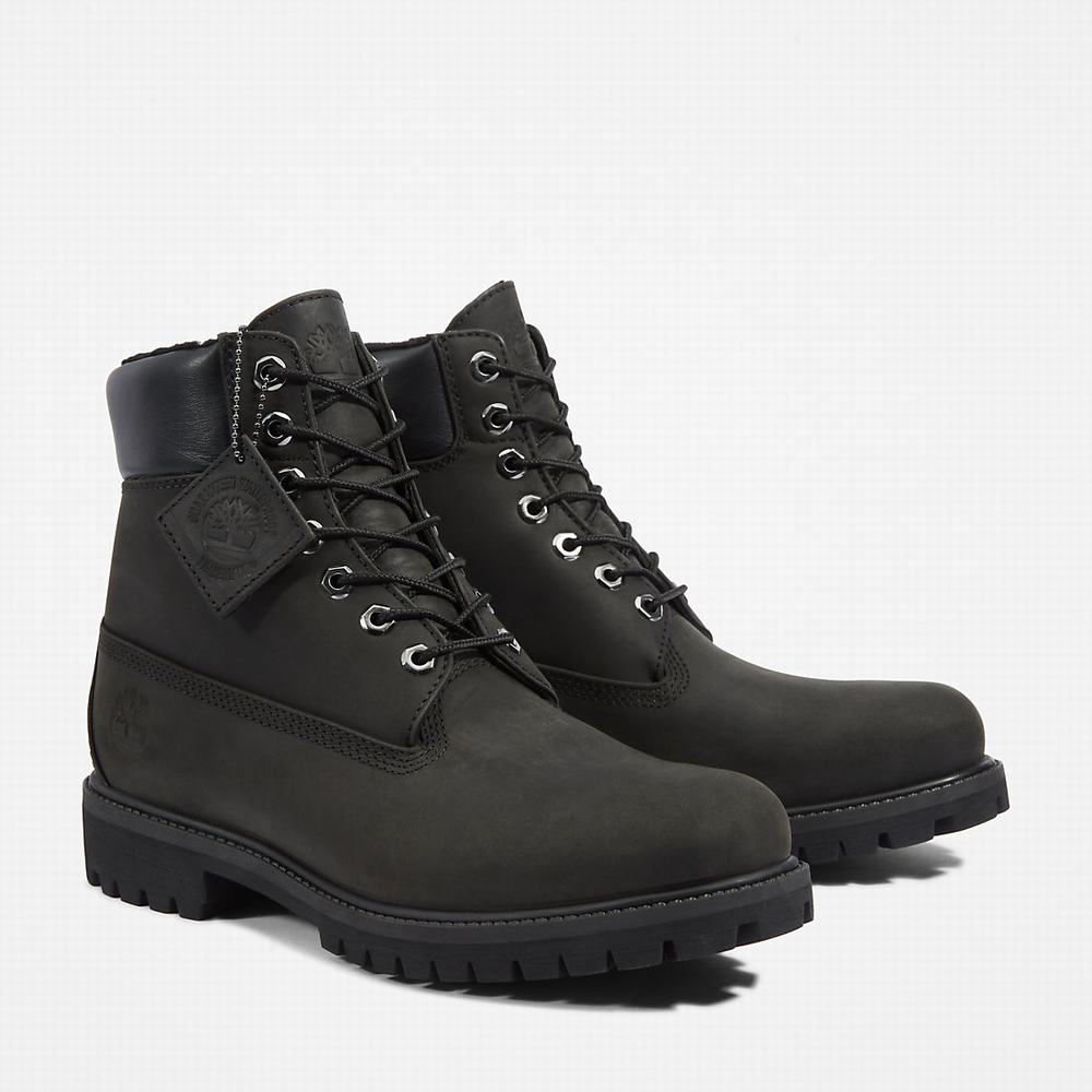 Pánské Zimní Boty Timberland Premium Warm-lined 6 Inch Černé | TI50832-849