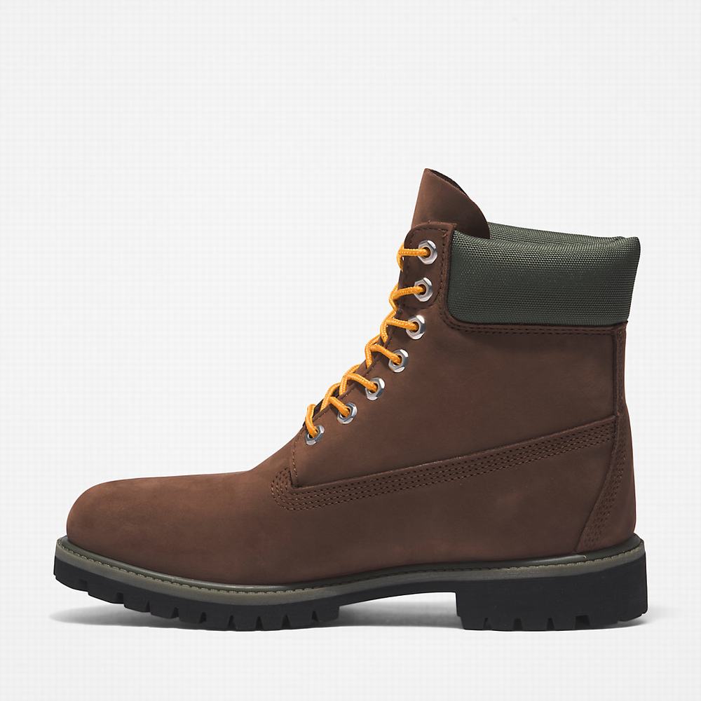 Pánské Zimní Boty Timberland Premium® 6 Inch Tmavě Hnědé | TI85769-468