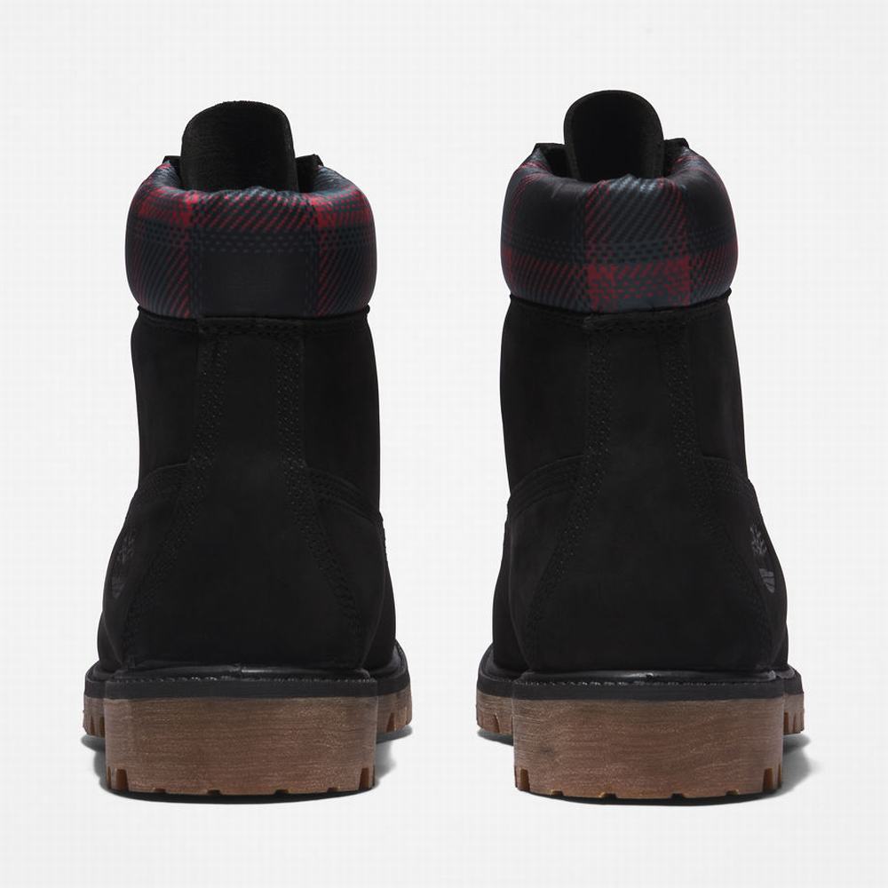 Pánské Zimní Boty Timberland Premium® 6 Inch Černé Růžové | TI87963-264