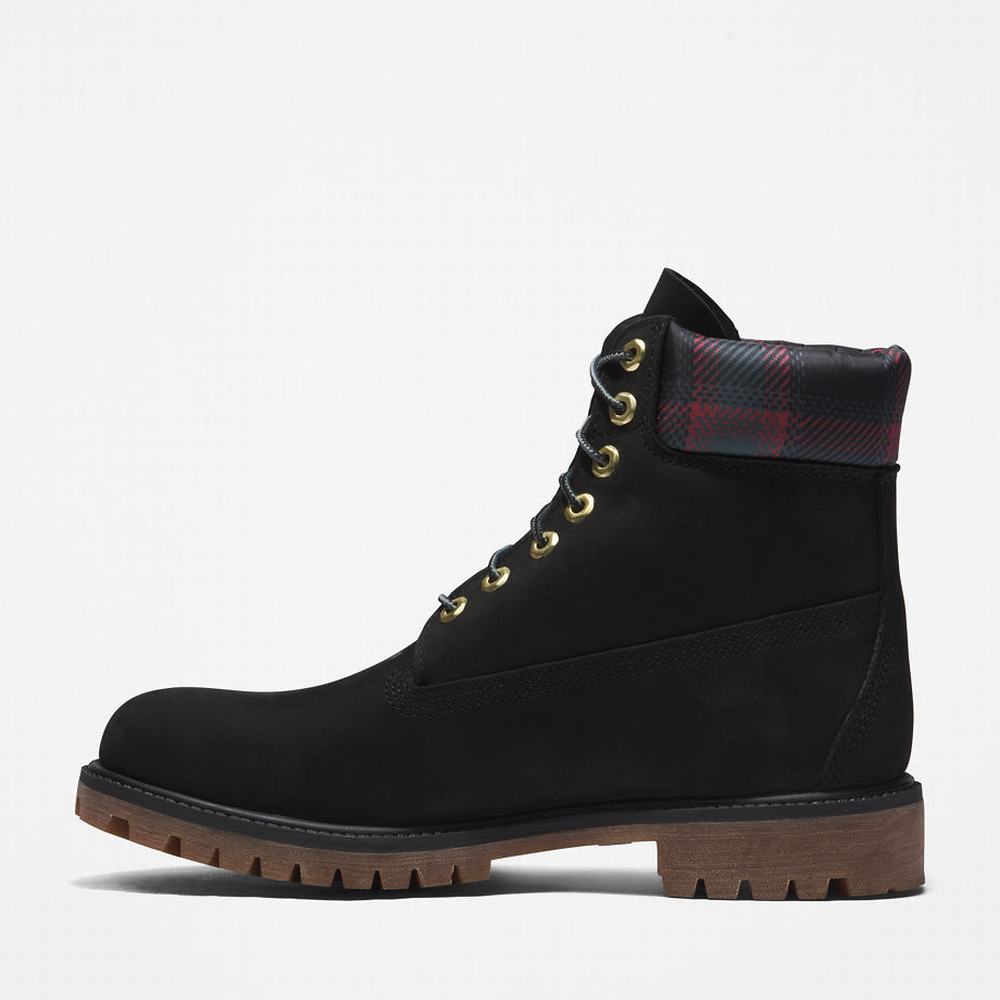 Pánské Zimní Boty Timberland Premium® 6 Inch Černé Růžové | TI87963-264