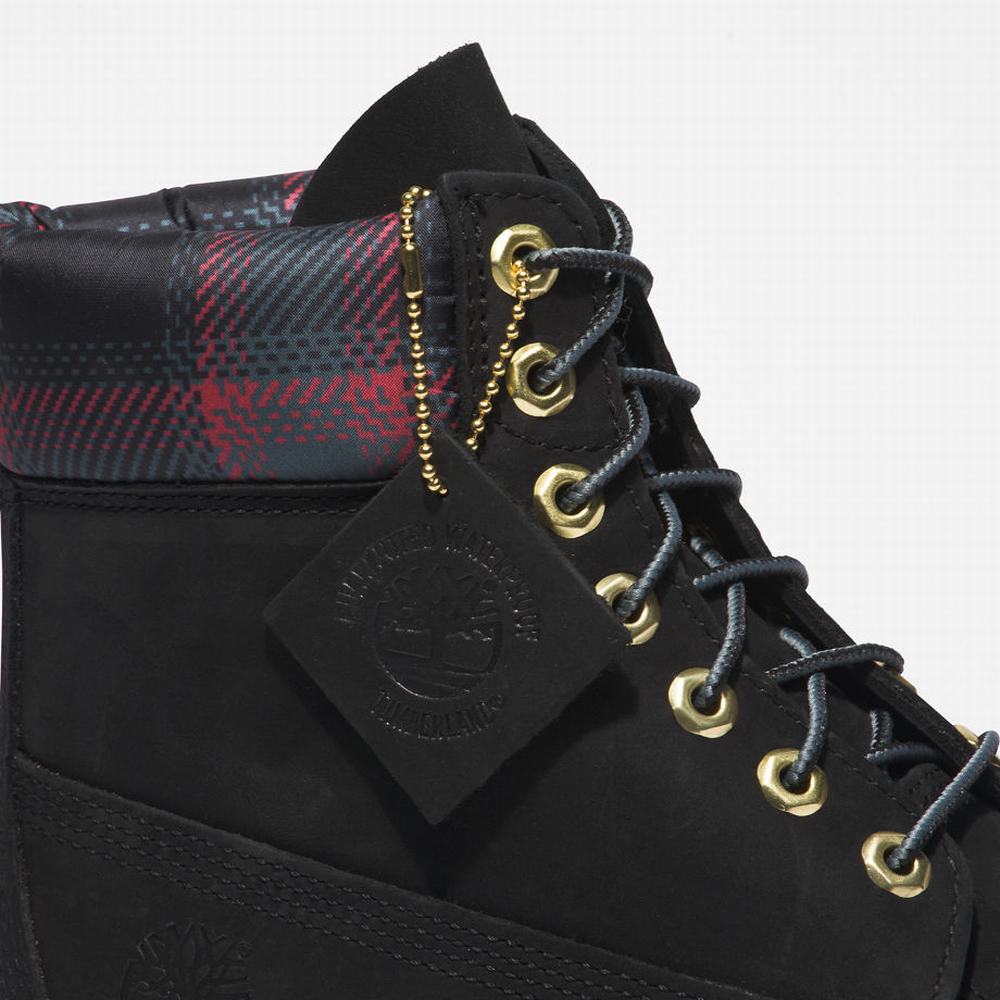 Pánské Zimní Boty Timberland Premium® 6 Inch Černé Růžové | TI87963-264