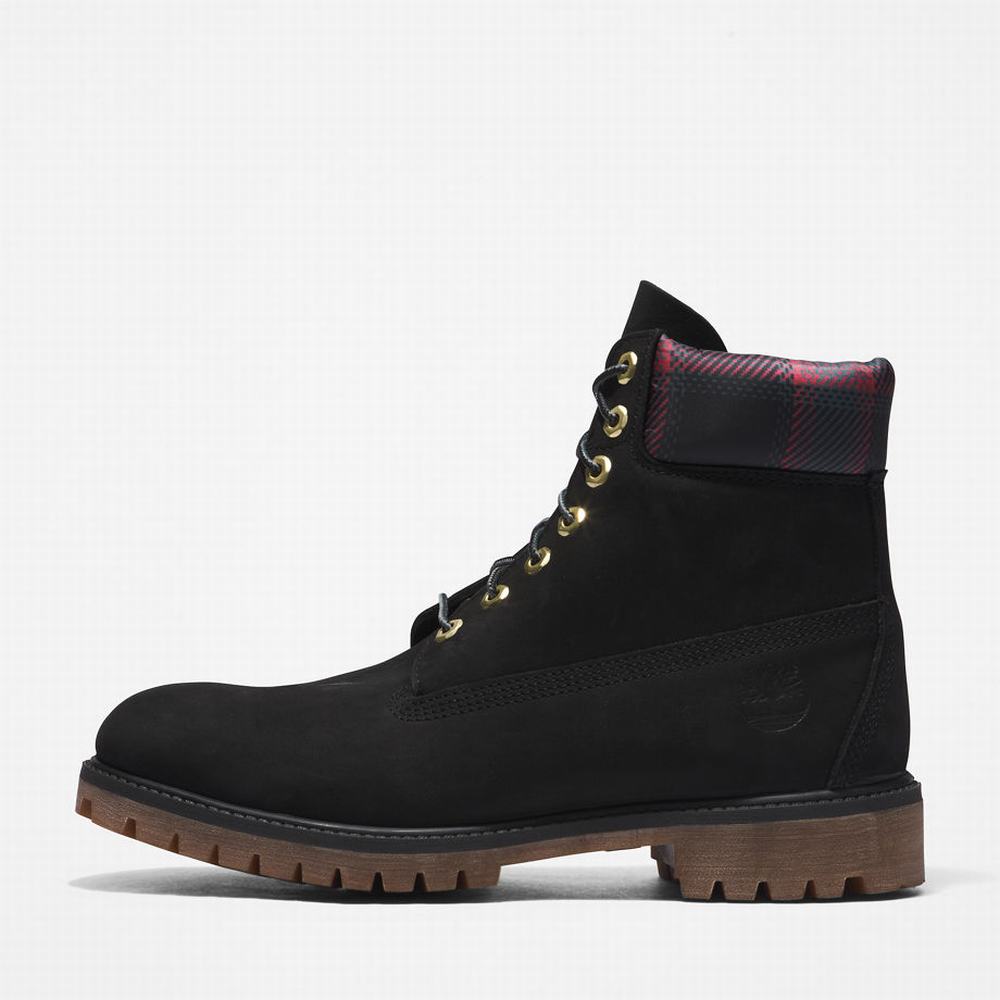 Pánské Zimní Boty Timberland Premium® 6 Inch Černé Růžové | TI87963-264