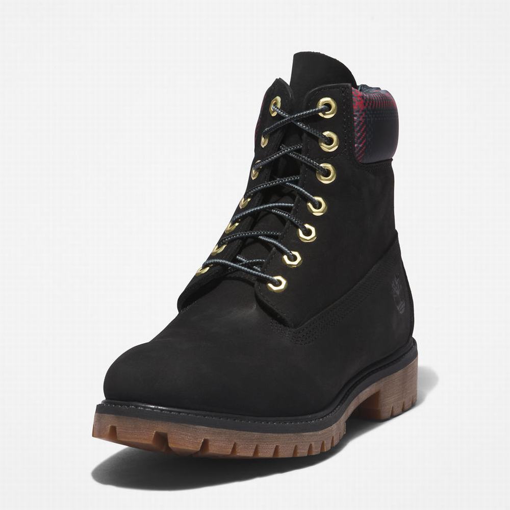 Pánské Zimní Boty Timberland Premium® 6 Inch Černé Růžové | TI87963-264