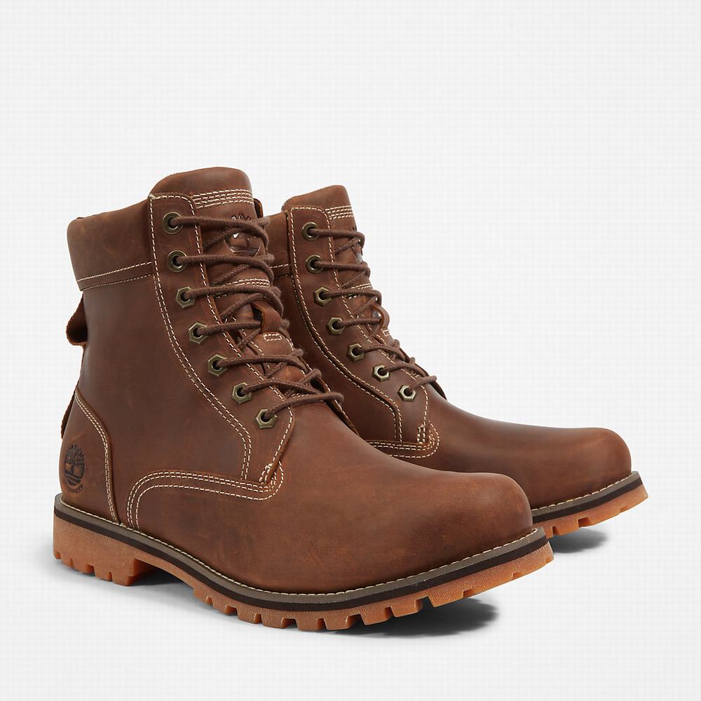 Pánské Zimní Boty Timberland Rugged Waterproof II 6 Inch Světle Hnědé | TI85461-208